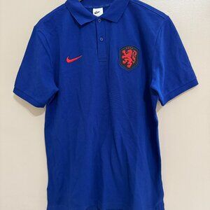 Nike Netherlands National Soccer Team KNVB Polo Shirt Men's DH4942-455 NEW